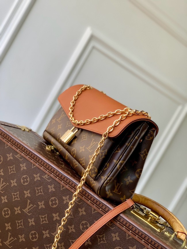 Louis Vuitton Monogram Canvas Shoulder Bag M27065 brown