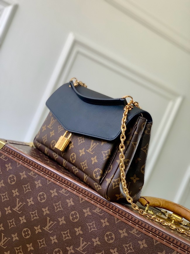 Louis Vuitton Monogram Canvas Shoulder Bag M27067 black