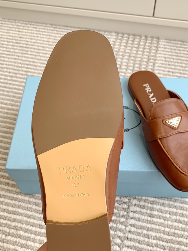 Prada leather mules 87200-7