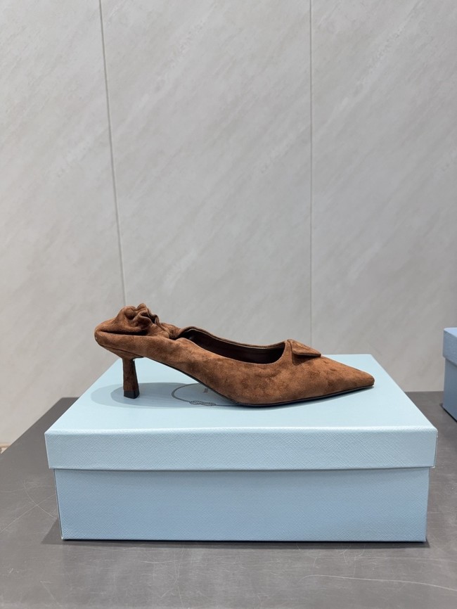 Prada Mordore leather pumps 87221-2