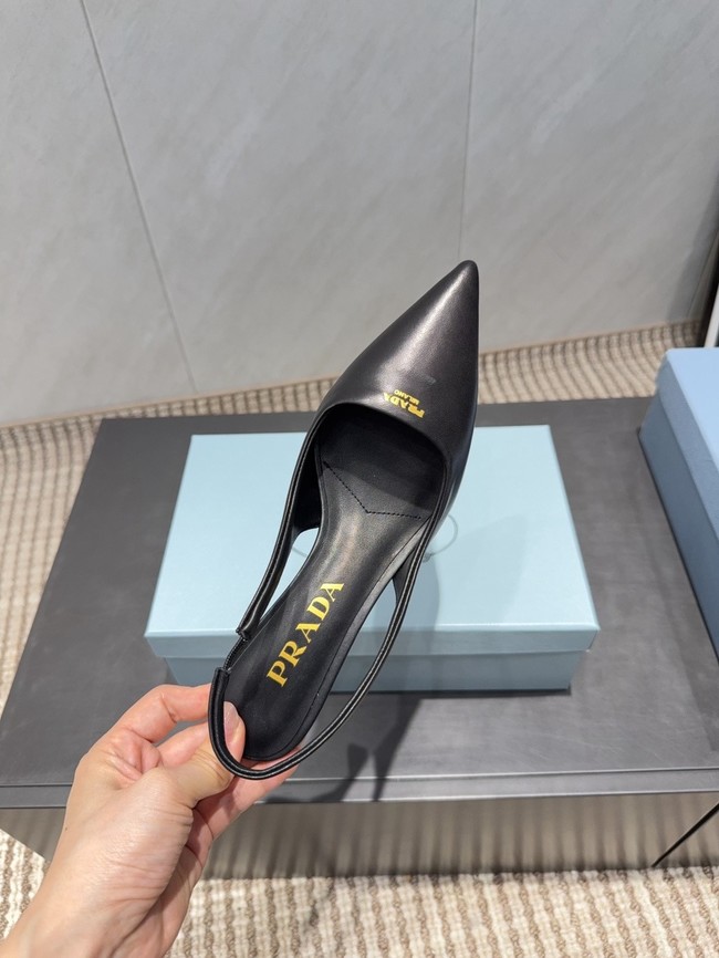 Prada leather slingback pumps 1I901M-8