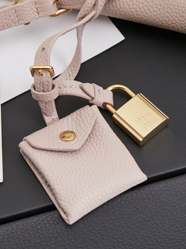 MIUMIU leather Shoulder Bag 5BE098 Cream