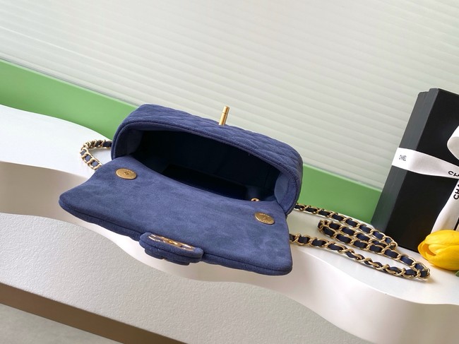 CHANEL Mini Flap Bag AS5989 blue