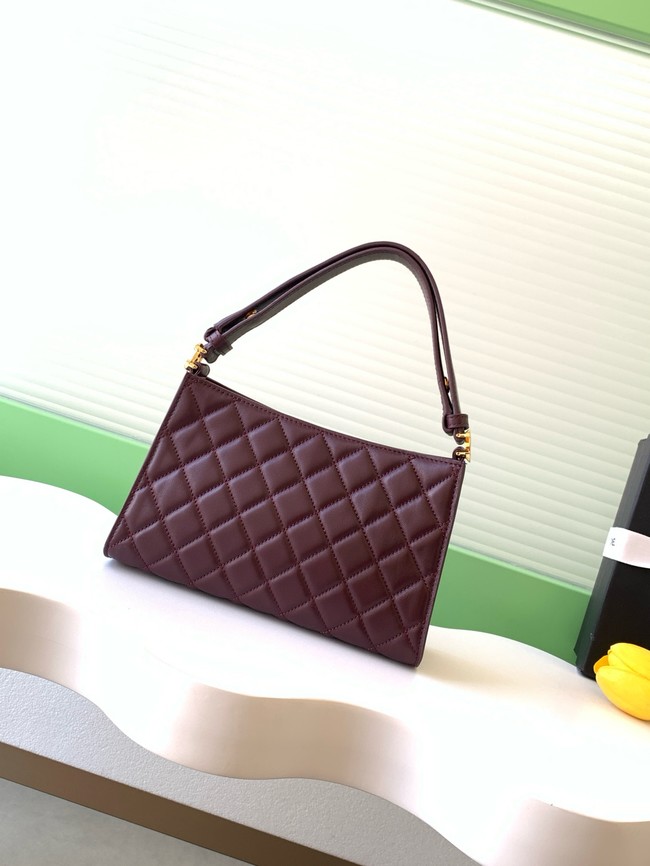CHANEL Shoulder Bag AS6045 burgundy
