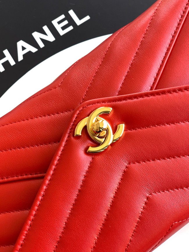 Chanel Original Leather 26X C6044 red