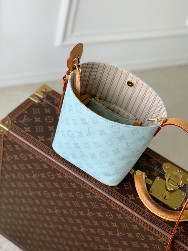 Louis Vuitton NEW All In BB M27529 Bleu Courrier