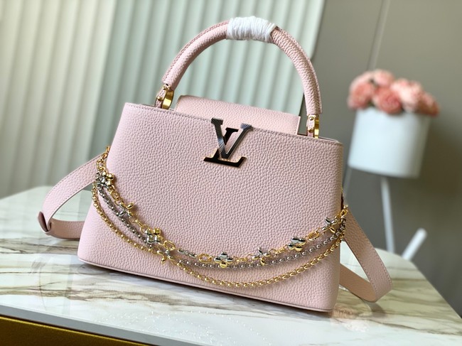 Louis Vuitton Capucines M25089 Jasmine Pink