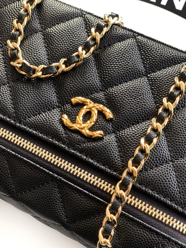 Chanel Vanity with Chain 26C AP4936 black