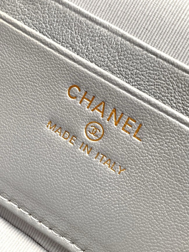 Chanel Vanity with Chain 26C AP4936 Silver