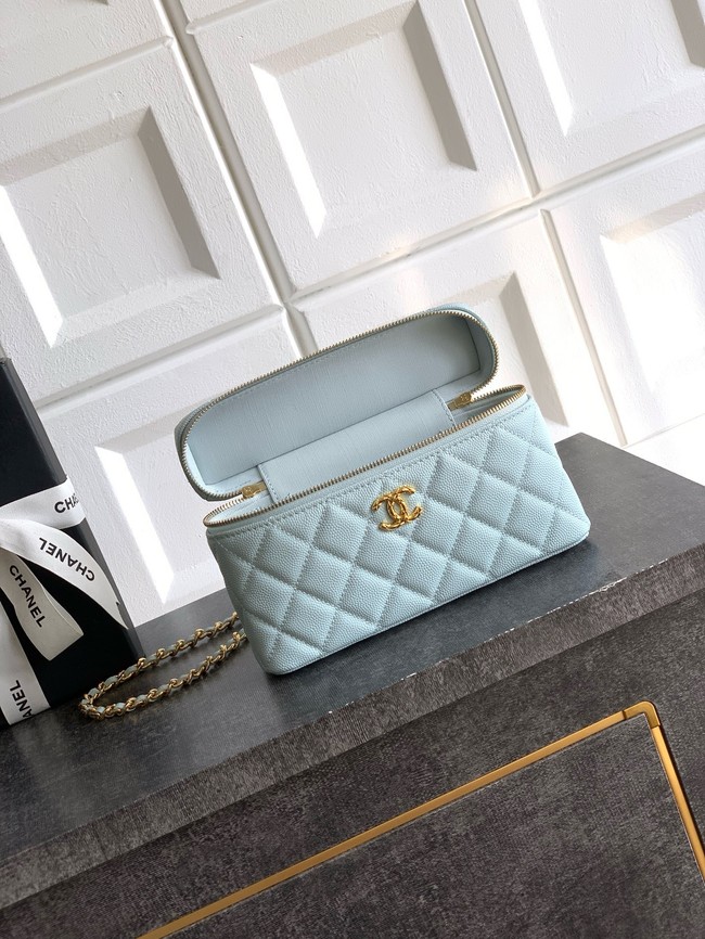 Chanel Vanity with Chain 26C AP4936 blue