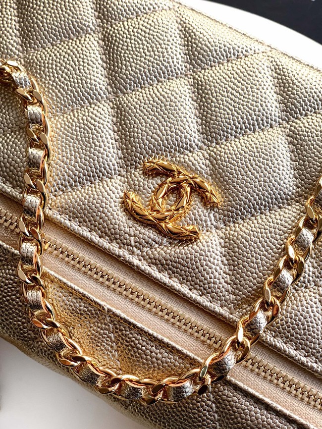 Chanel Vanity with Chain 26C AP4936 gold