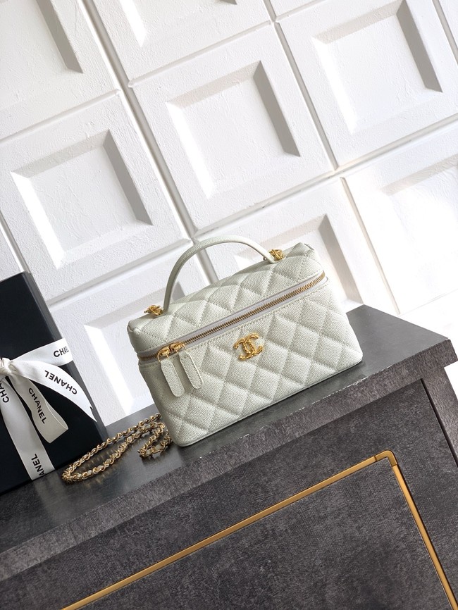 Chanel Vanity with Chain 26C AP4936 light gray