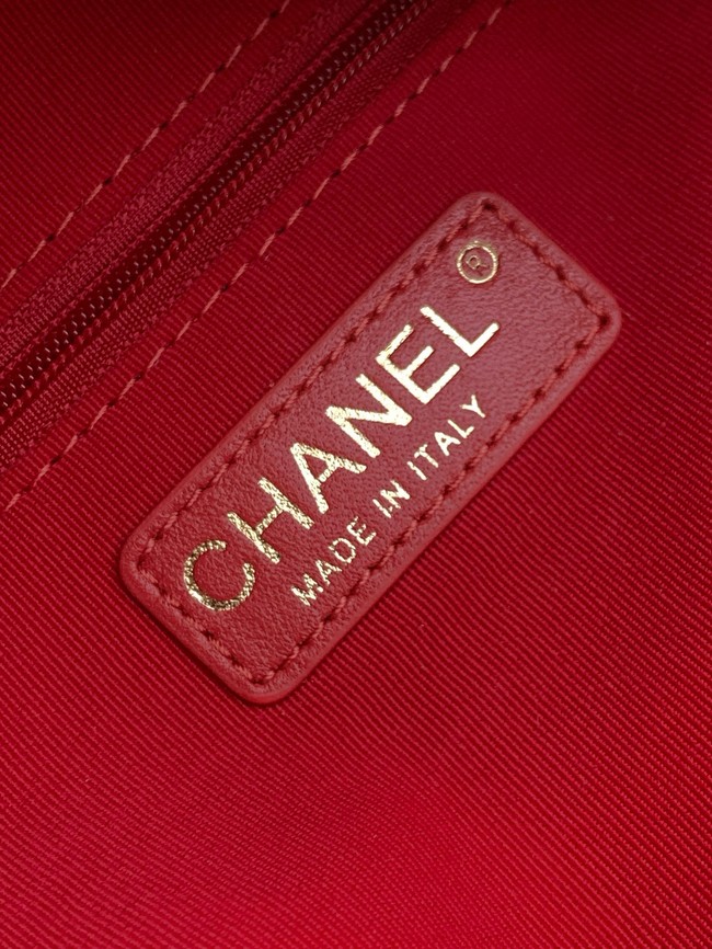 Chanel Small Bowling Bag AS5792 Red