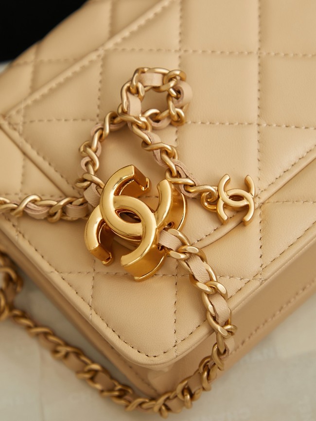 Chanel Wallet On Chain AP3938 Apricot
