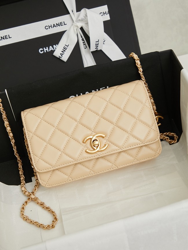 Chanel Wallet On Chain AP3938 Apricot