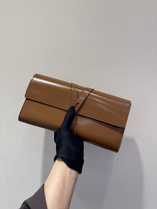 Hermes swift Leather Clutch 37568 Camel
