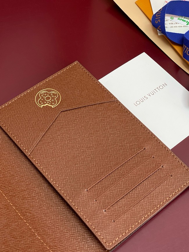 Louis Vuitton Passport Cover M28040 Chocolate