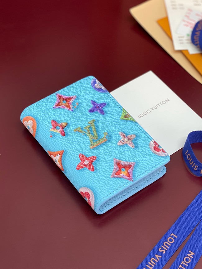 Louis Vuitton Pocket Organizer M28282 Blueberry