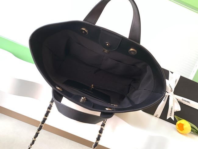 CHANEL Large Tote AS60074 black
