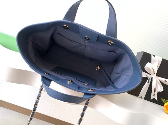CHANEL Large Tote AS60074 blue