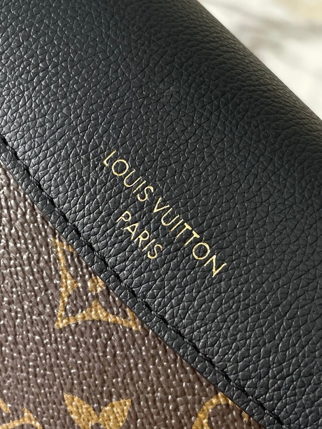 Louis Vuitton Monogram Canvas Original Leather M26398 black