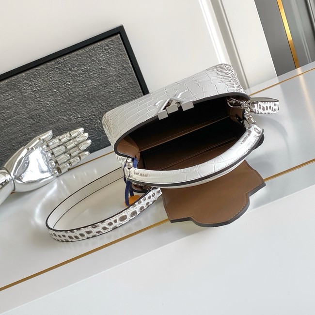 Louis Vuitton Capucines MINI M98156 light gray