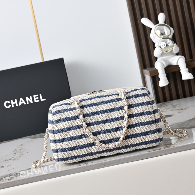 CHANEL Clutch With Chain AP4986 blue