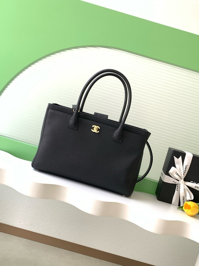 CHANEL Medium Tote Bag AS2157 black&gold-Tone Metal