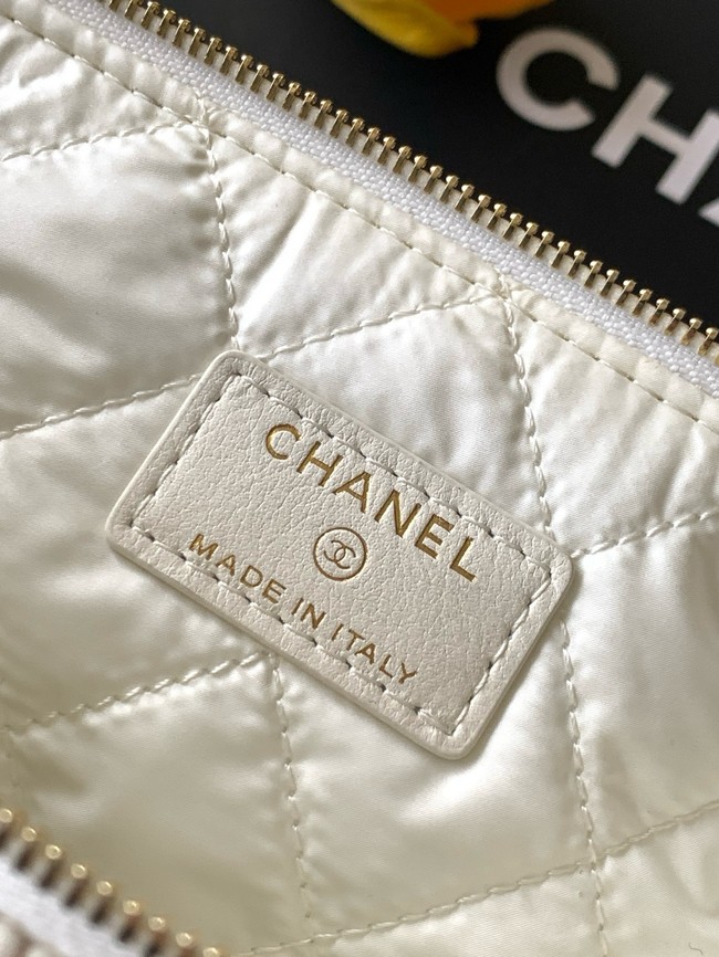 CHANEL Zipped Case AS4989 Dark Beige