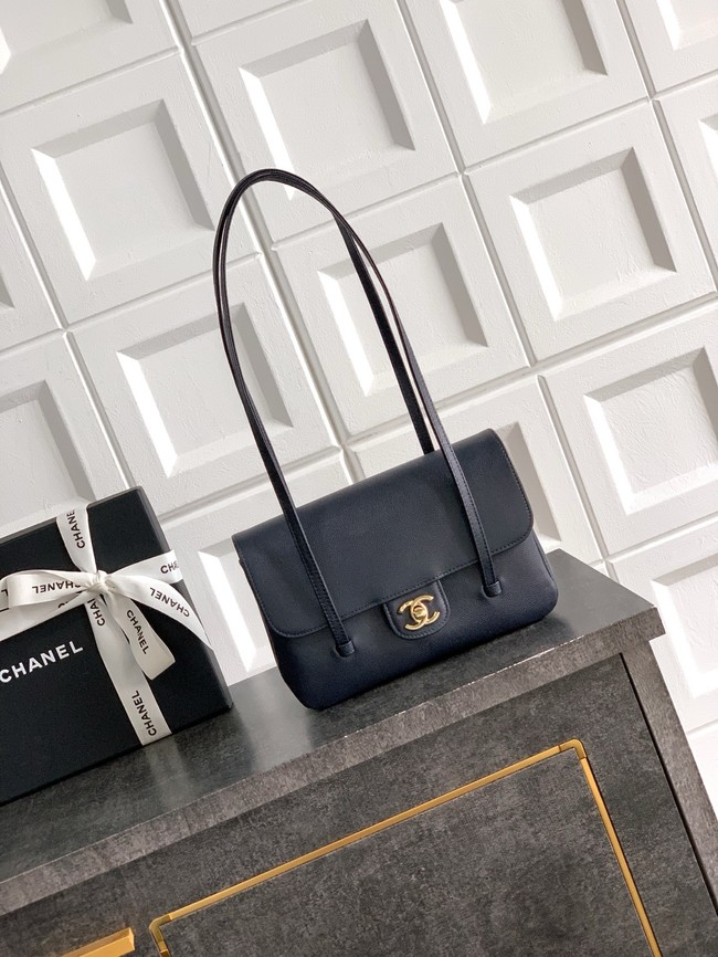 CHANEL Small Flap Bag AS6130 Dark Blue