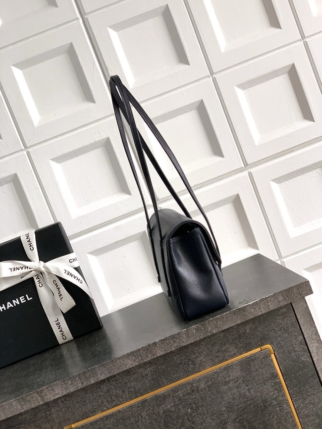 CHANEL Small Flap Bag AS6130 Dark Blue