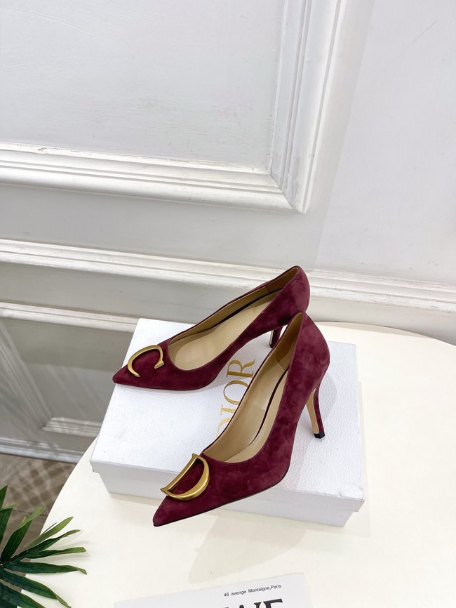 Dior Initials Pump Suede Goatskin KCV574-2