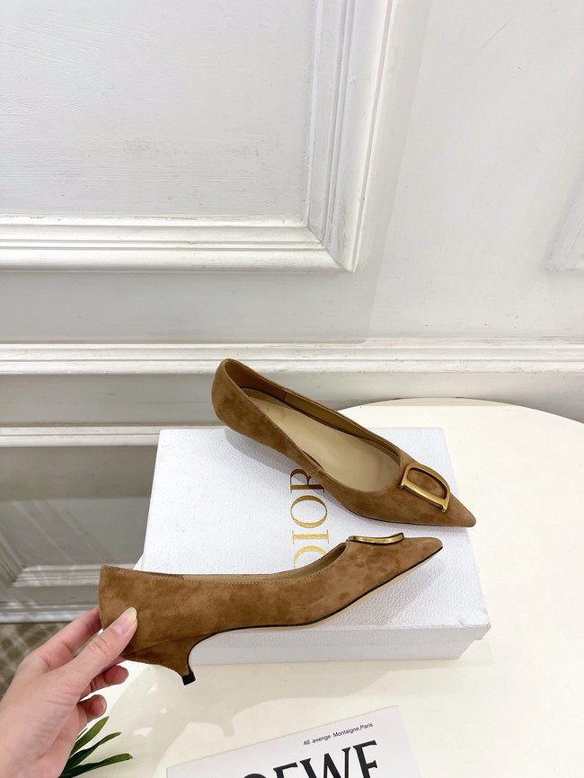 Dior Initials Pump Suede Goatskin 55746-1