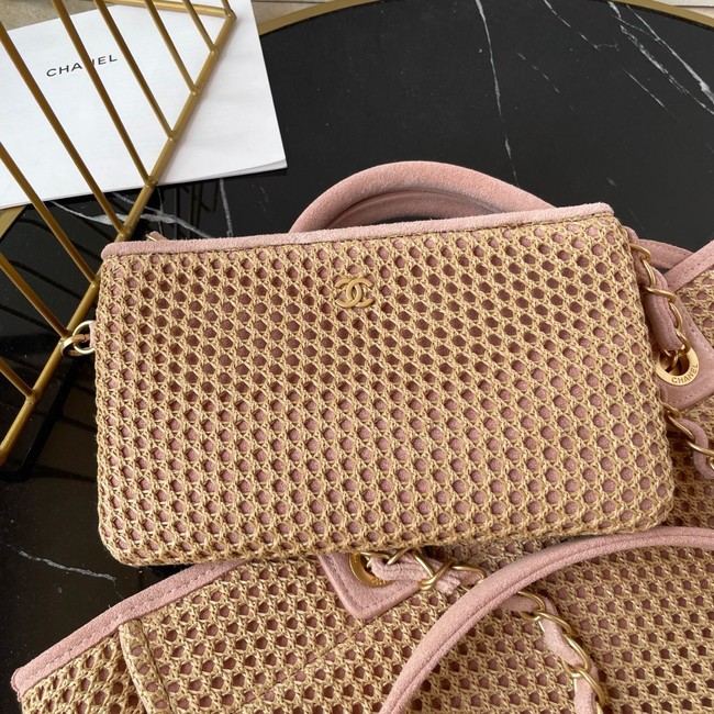 CHANEL Medium Tote AS3257 pink