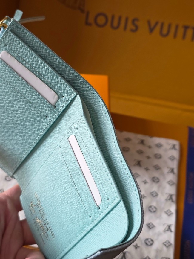 Louis Vuitton Victorine Wallet M27681 Bleu Courrier