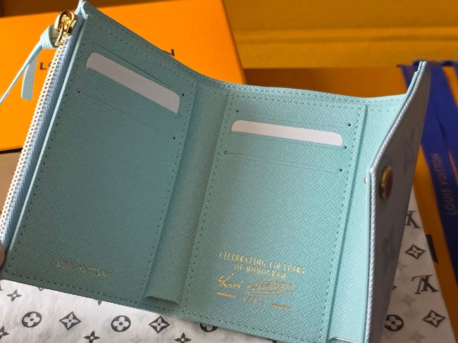 Louis Vuitton Victorine Wallet M27681 Bleu Courrier