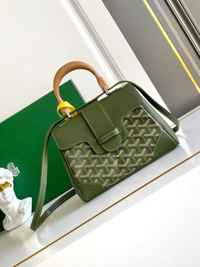 Goyard Saigon Soft Mini Bag 7CL07P dark green