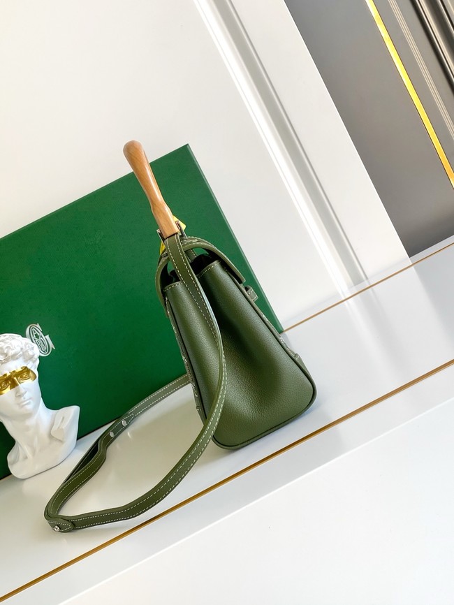 Goyard Saigon Soft Mini Bag 7CL07P dark green