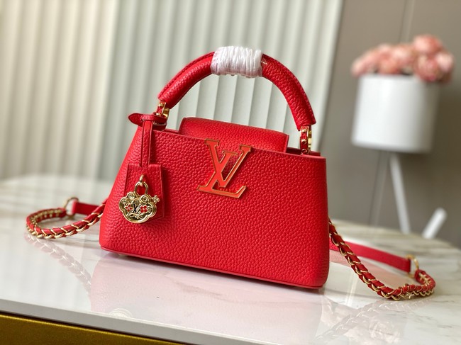Louis Vuitton Capucines BB M27301 red