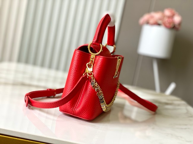 Louis Vuitton Capucines mini M28304 red