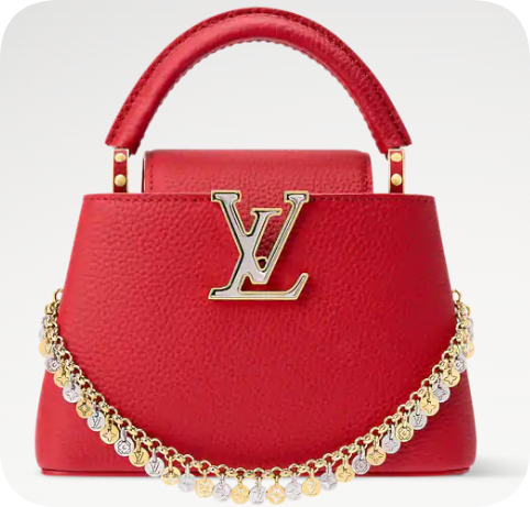Louis Vuitton Capucines mini M28304 red