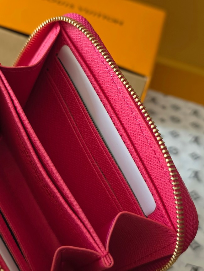 Louis Vuitton Zippy Coin Purse M27721 Rose Ruban
