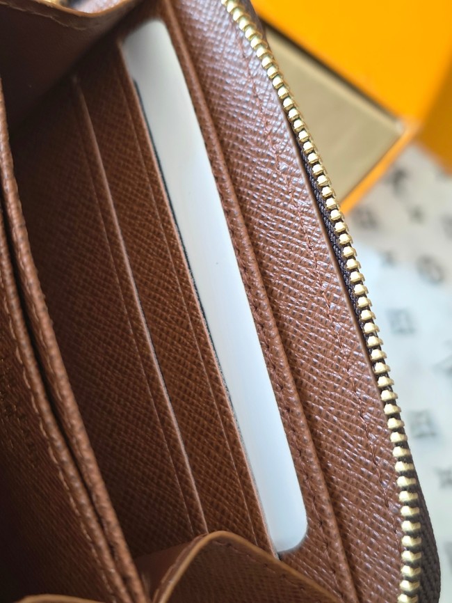 Louis Vuitton Zippy Coin Purse M27721 dark brown
