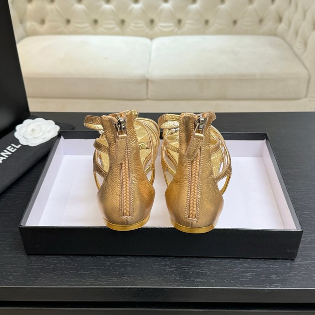 Chanel Sandals Laminated Lambskin 66964-1