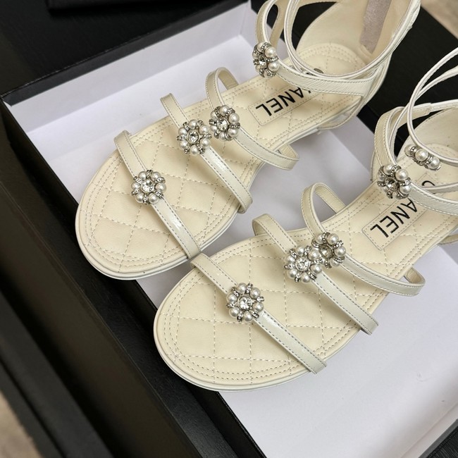 Chanel Sandals Laminated Lambskin 66964-2