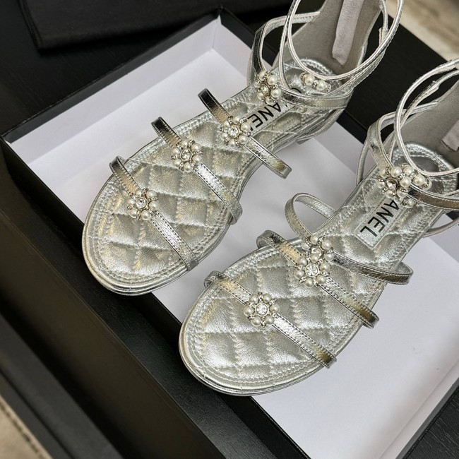 Chanel Sandals Laminated Lambskin 66964-3