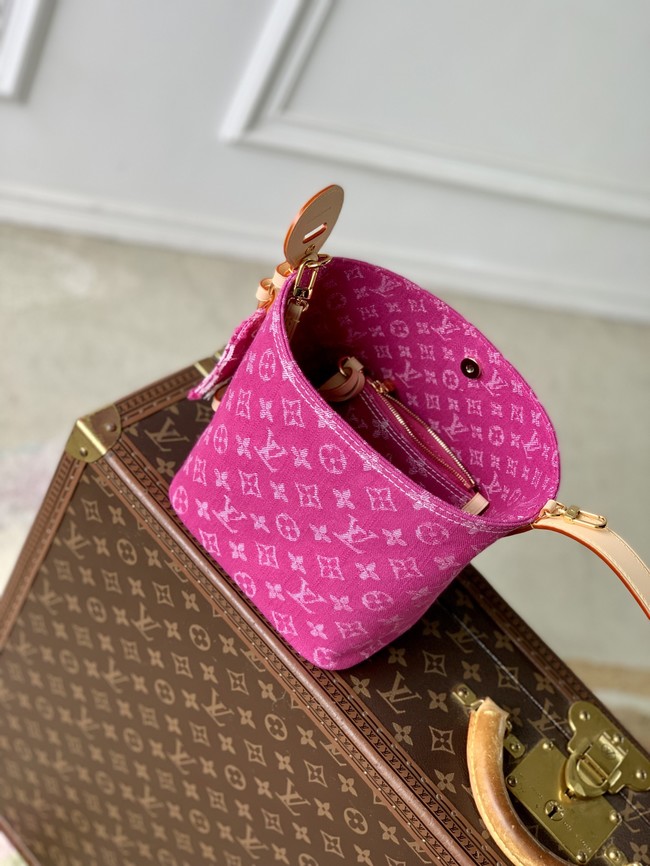 Louis Vuitton NEW All In BB M27626 Fuchsia Denim