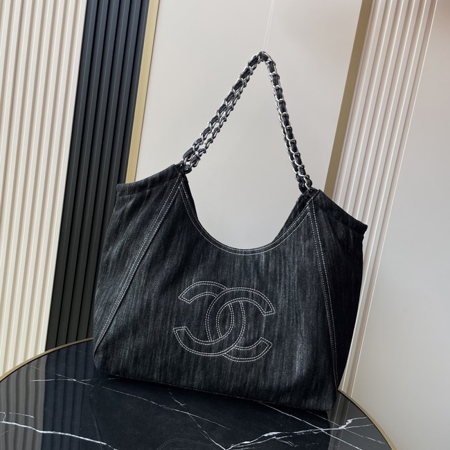 CHANEL Large Shopping Bag AS2138 black