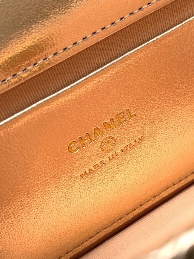 Chanel Clutch With Chain AP4975 Light Golden