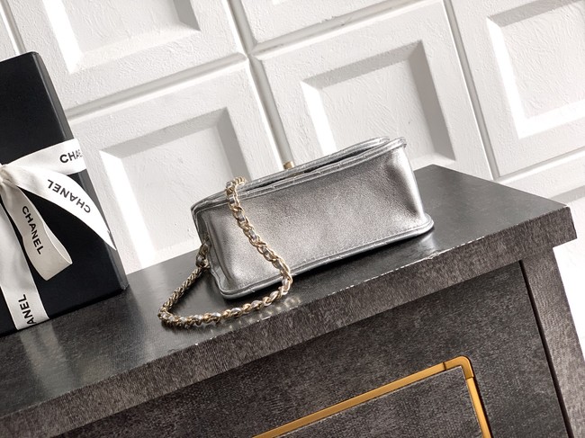 Chanel Clutch With Chain AP4975 silver